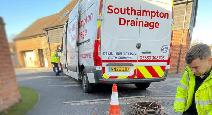 Unblocking a drain in shirley southampton