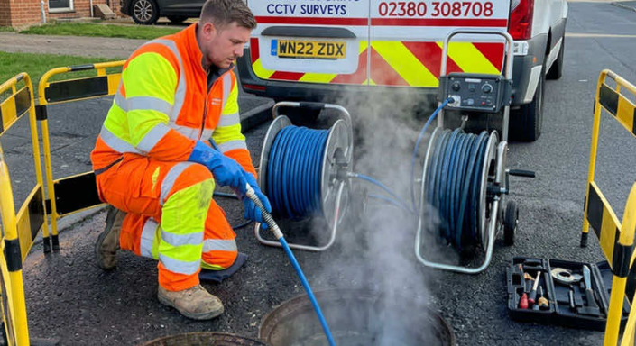 Unblocking a drain in Shirley Southampton